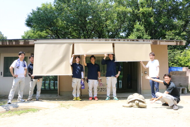 ニッカホーム、東山動植物園にスタイルシェード６基を寄贈