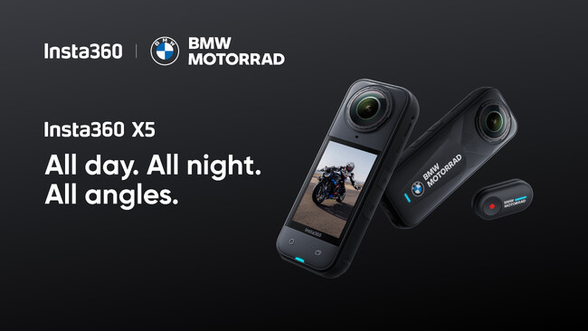 Insta360がX5のBMW Motorrad 版を発表！新製品ミニリモコン＆ウルトラバッテリー同封