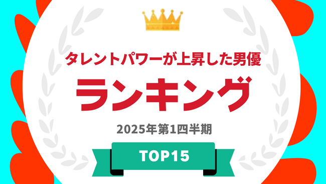『タレントパワーランキング』が2025年2月度調査版タレントパワーが上昇した男優ランキングを発表！WEBサイト『タレントパワーランキング』ランキング企画第391弾！