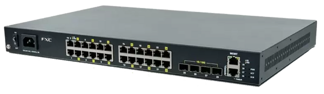 管理機能付ギガビットレイヤ2 PoEスイッチ「FXC5628PE」を発売