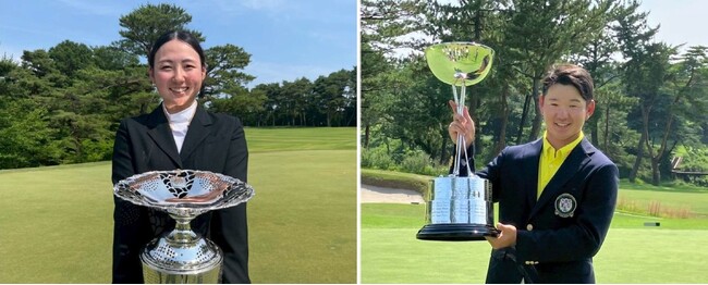 ブリヂストンゴルフのギアで「日本アマチュアゴルフ選手権」男女ダブル優勝！