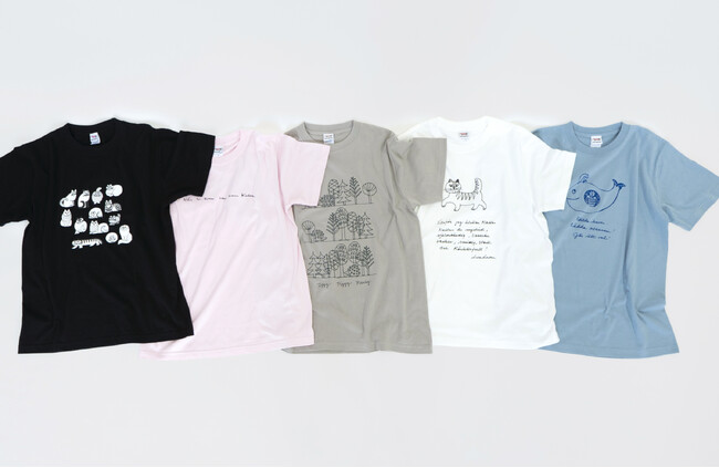 【新作・猫T発売！】スウェーデンの陶芸家リサ・ラーソンによるスケッチをもとにした新作Tシャツ5種が登場