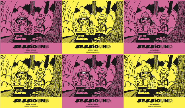 クラフトビールを展開する「SESSiON BREW STUDIO」からSHINKNOWNSUKEとFACEのアートユニット「UND」が手がける、数量限定アートラベルの発売&ポップアップイベントが決定！
