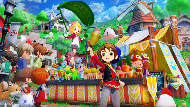 【シリーズ最新作『牧場物語 Let’s！風のグランドバザール』】見ればグラバザの魅力が丸わかり！第２弾紹介映像を公開！