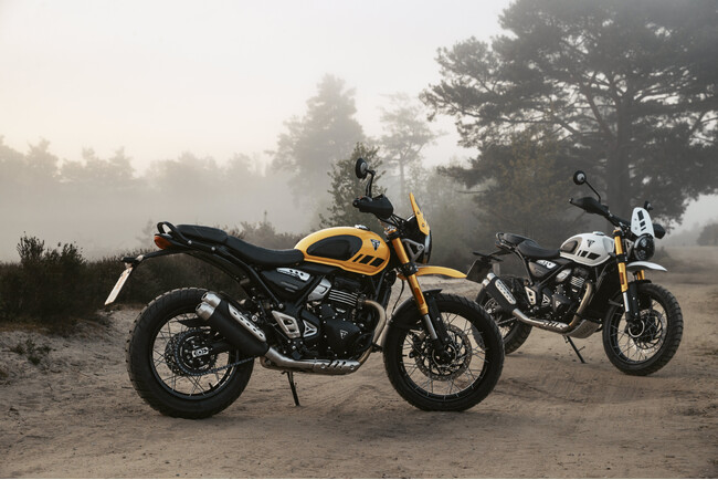 トライアンフから「新型SCRAMBLER 400 XC」発表のお知らせ