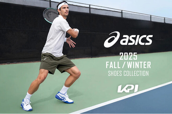 <KPI>アシックス 2025秋冬モデル最新テニスシューズの販売スタート
