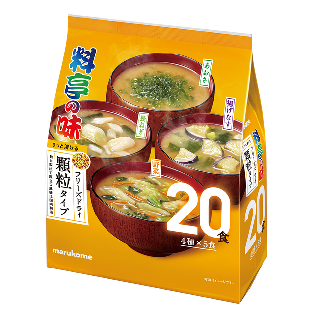 独自製法の顆粒みそ汁、初の大容量タイプを商品化