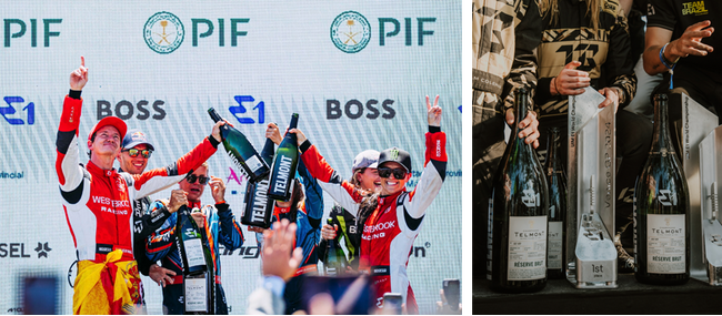 サステナブルなアプローチでシャンパーニュの新時代を切り拓くテルモン、持続可能な水上技術を促進するエレクトリックボートレース E1の公式シャンパーニュパートナーシップを2025年シーズンも継続