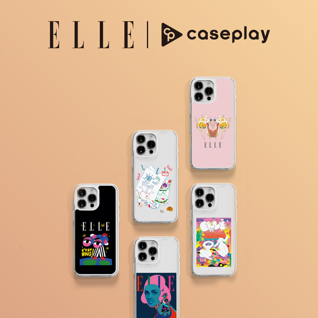 caseplayから自由、創造力、希望そして「女性であること」を表現してきたELLEをイメージした、5人の女性アーティストによるスペシャル・デザインのスマートフォンアクセサリーが登場！