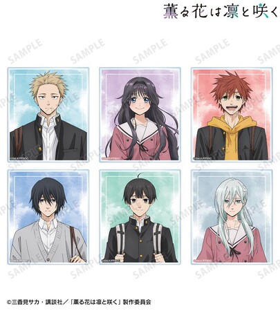 TVアニメ『薫る花は凛と咲く』のトレーディングアクリルカード、トレーディング缶バッジなどの受注を開始！！アニメ・漫画のオリジナルグッズを販売する「AMNIBUS」にて