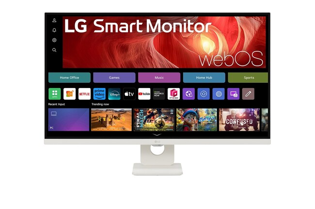 31.5インチ4K webOS搭載モニター「32U721SA-W」と27インチIPS 4Kモニター「27UP850K-W」を、7月17日（木）より順次発売