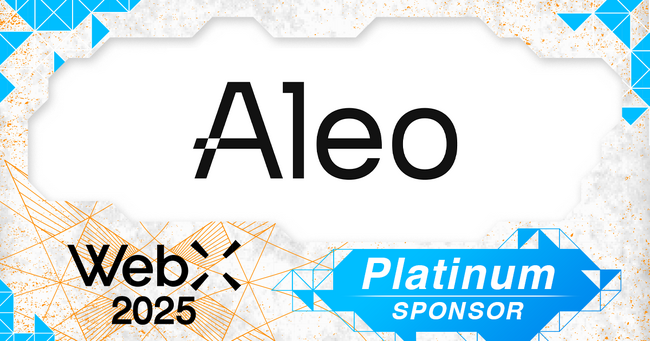 Aleo (Aleo Network Foundation)、グローバルweb3カンファレンス「WebX」のプラチナスポンサーに決定