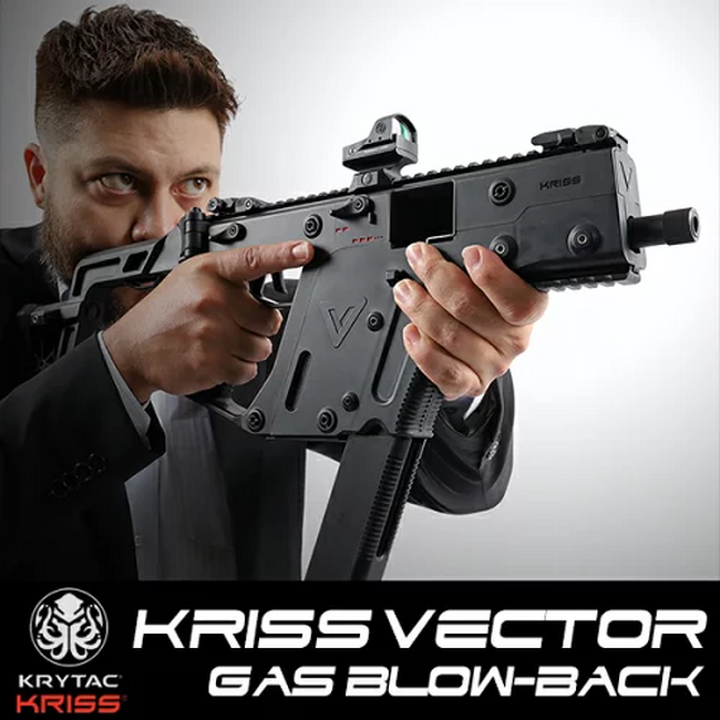 まるで実銃！？この夏待望のエアソフトガン「KRYTAC KRISS VECTOR ガスブローバックガン」が再入荷！リアル構造×実用性を両立した本物志向の一丁！