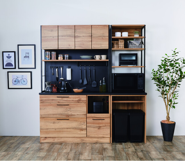 人気キッチンボード「IM301」シリーズに、高さ180cmのコンパクトタイプが新登場！