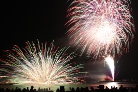 和歌山港まつりの花火