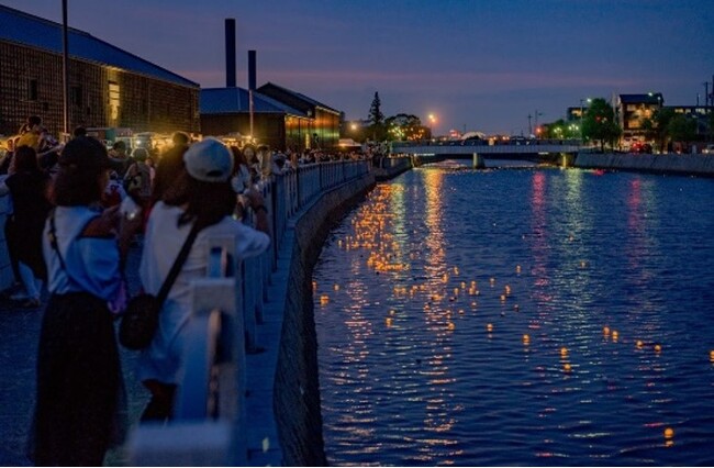 8/1(金),2(土)夏の夜を彩る幻想的な「半田運河Canal Night」運河の水面に浮かぶ“ヒカリ”を求めて3万人が来場する人気イベント開催