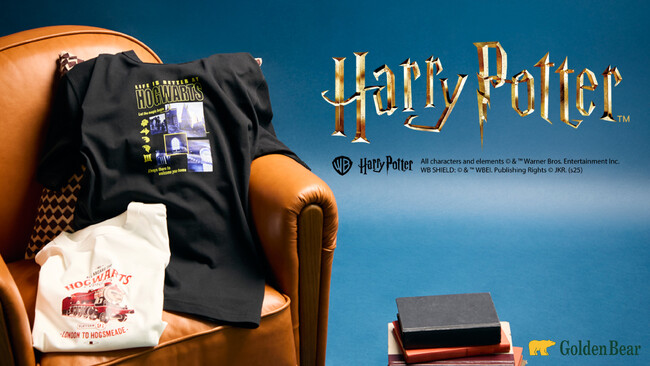 Harry Potter Collection by Golden Bear グラフィックTシャツを発売