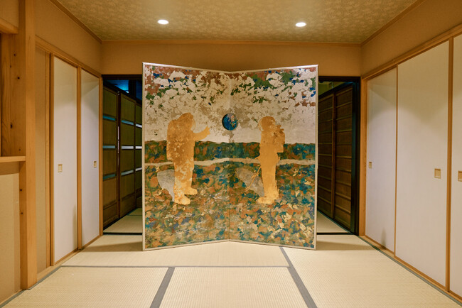 祇園祭 屏風飾を未来へ継ぐ・宇宙兄弟コラボ屏風展示