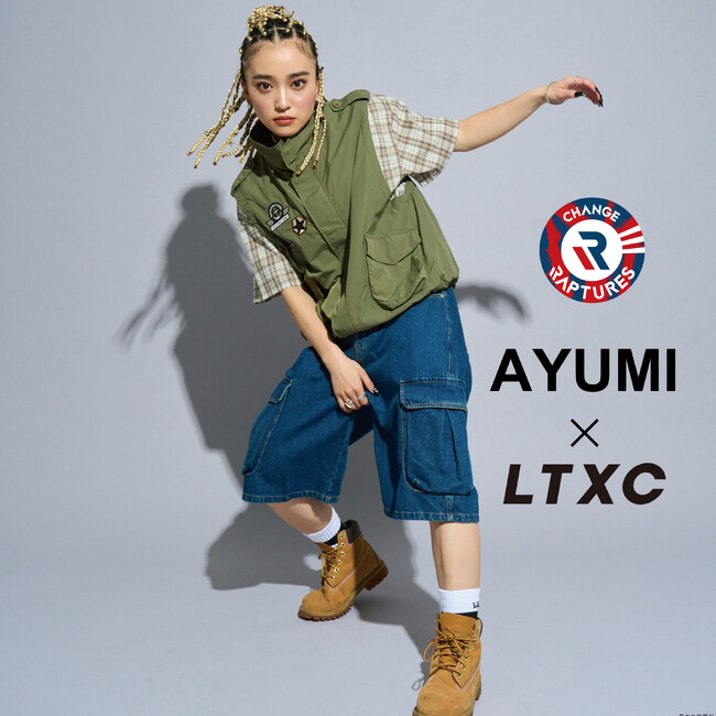 Dリーグ参戦チーム『CHANGE RAPTURES』のAYUMI さんとLTXCのコラボアイテムが発売