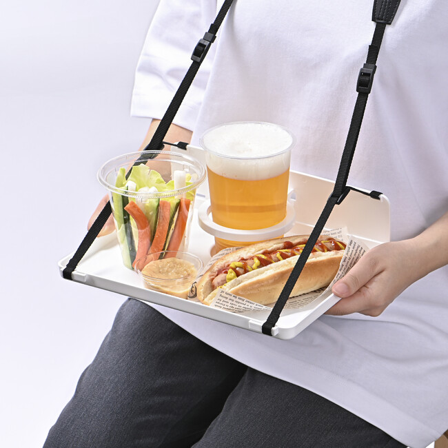 【特許出願中】プロ野球観戦がもっと快適に!! スタジアムでの飲食をスマートに楽しむ新発明グッズを公開。