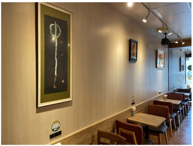 障がいのある方のアート作品を店内に展示して社会参加を支援「MOSごと美術館」を文京区1店舗で初開催