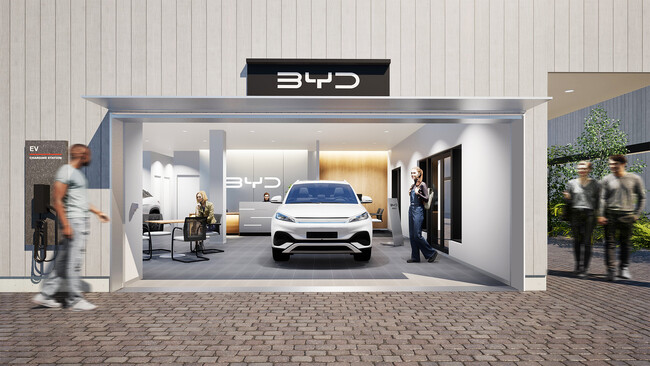 東京都第7店舗目のBYD正規ディーラー　「BYD AUTO 立川」が2025年7月30日（水）オープン