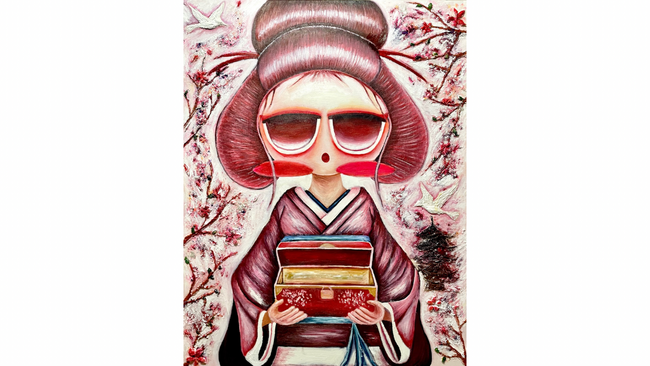 「空の宝箱が伝える希望と未来」アーティストtiki氏による展覧会、 ハイアット リージェンシー 京都で開催