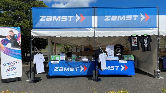 令和7年度 全国高等学校総合体育大会（インターハイ）　バスケットボール、バレーボール、サッカー会場にザムスト特設ブースを出店