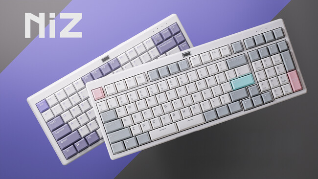 長時間タイピングしても疲れないかも。超静音・軽やかキータッチの高級キーボード「NIZ」