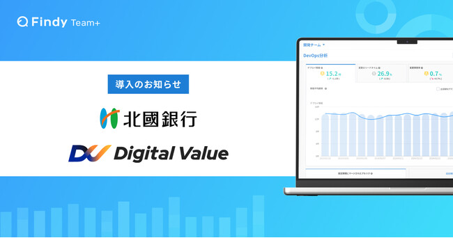 北國銀行にて、経営と開発現場をつなぐ戦略支援SaaS「Findy Team+」を採用