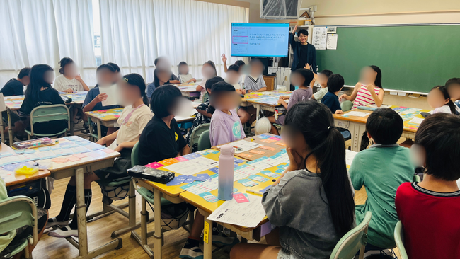 「人生の練習」ができる学校向け金融/キャリア教育ゲームを小学5年生137名に実施