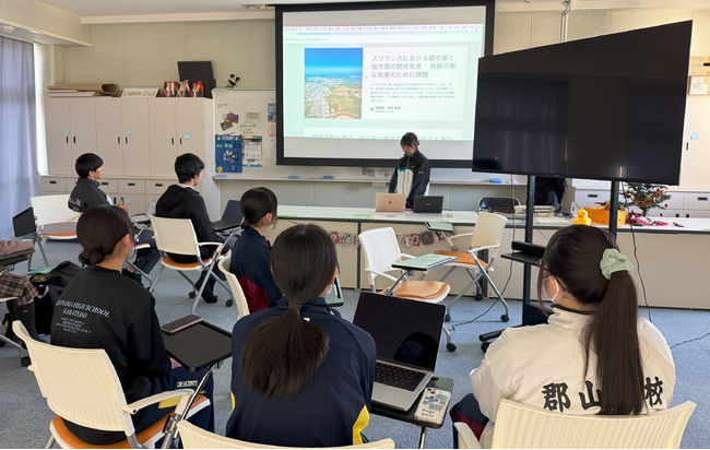 福島県郡山高校、各国大使と繋がり、社会課題の解決策を提案。トンガ王国、レソト王国、スロベニアと、ジェンダー教育分野などで探究授業提供