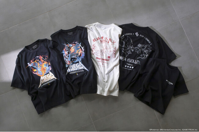 TOKYO BASEの3レーベルより人気ゲーム「ポケットモンスター 」の最新作をモチーフにしたTシャツコレクションが同時発売