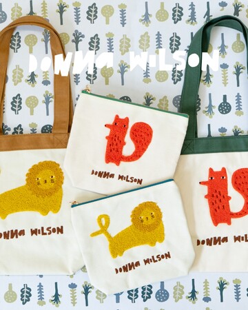 【新商品】イギリスのテキスタイルアーティスト、ドナ・ウィルソンのクリーチャーが、日本企画のバッグ＆ポーチに！