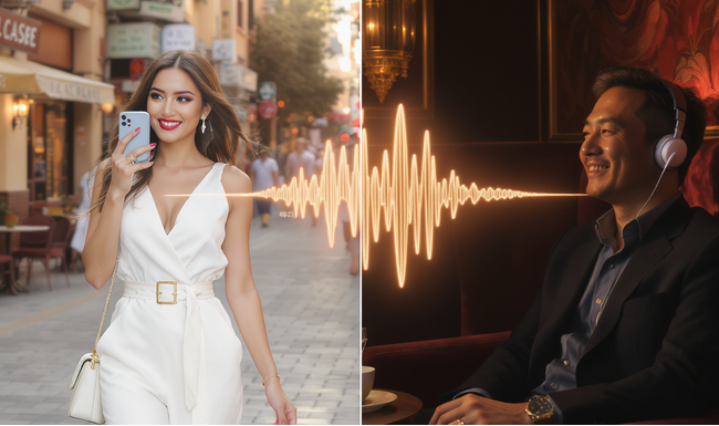 海外女性との恋愛トークを入り口に世界にモテる自分にアップデートするミッションクリア型英会話『MOTERU』、待望の“ボイスメッセージ機能”を実装！キャストの声が届き、反復練習も恋するように続く設計に