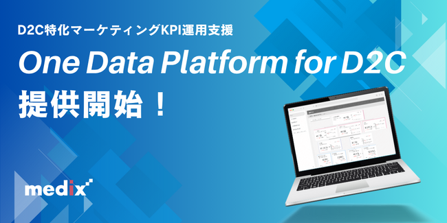 D2C事業の成長を“KPIツリー”で推進。メディックスが、データ統合と可視化で、組織の目線を合わせる新サービス「One Data Platform for D2C」を提供開始