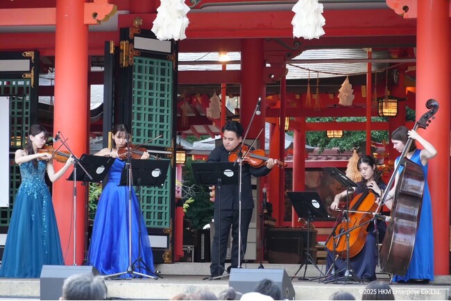 8月1日(金）~3日（日）三宮の夏を彩る風物詩・生田神社「大海夏祭 」開催！オープニングは弦楽オーケストラ・スーパーストリングスコーベが弦楽5重奏で開会に華を添える