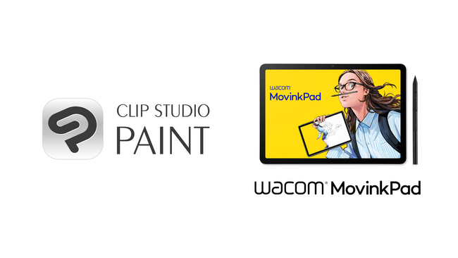 「CLIP STUDIO PAINT」が7月17日発表のワコム新製品「Wacom MovinkPad 11」にバンドル