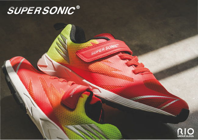 78％が速くなった子供靴「SUPERSONIC」に待望の新商品登場！7月18日より全国にて販売開始