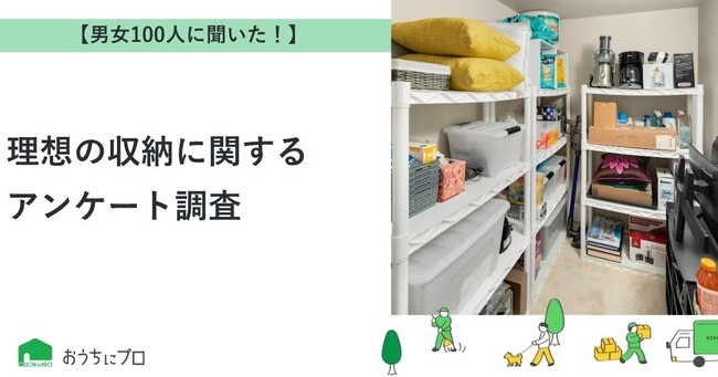 【おうちにプロ】理想の収納に関するアンケート調査