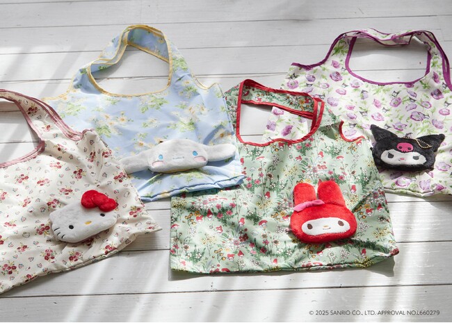【LAURA ASHLEY】サンリオキャラクターズコラボパッカブル トートバッグを７月28日（月）より発売