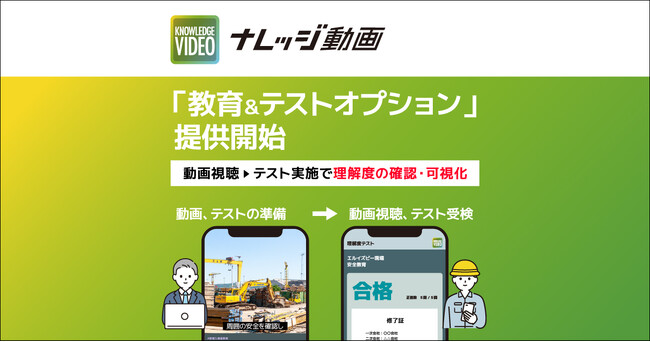 企業向け動画共有サービス「ナレッジ動画」に理解度テスト機能を新搭載