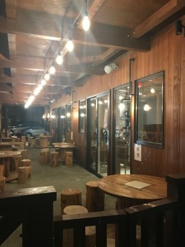 ペット同伴可のテラス席 夜景 ペット同伴可のテラス席 夜景