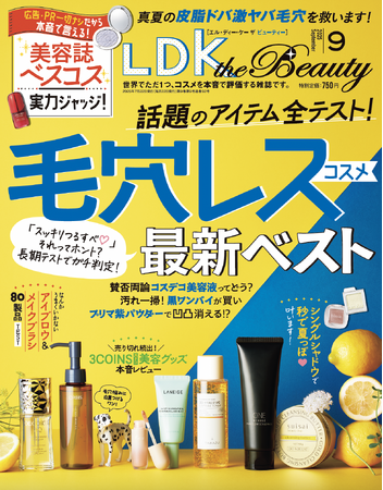 スッキリつるすべ肌を叶える毛穴レスコスメの最新ベストを調査！ 今っぽ眉のつくりかたやおすすめシングルシャドウでメイクをアップデート!!【LDK the Beauty 2025年9月号】