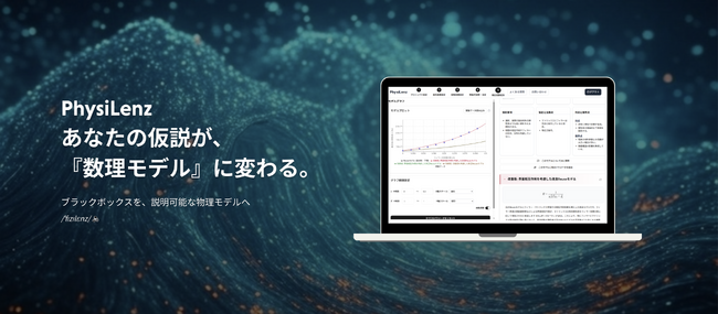 生成AIで仮説を“数式”に──数理モデルを構築する新サービス「PhysiLenz」提供開始