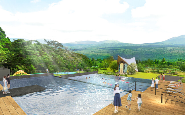 プール、バスケットコート、テニスコートなどアクティビティが充実「ザ・パルス霧島」、8月16日リブランドオープン