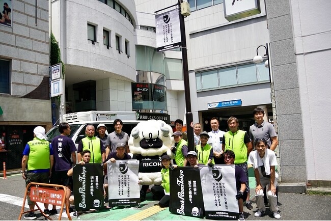 ブラックラムズ東京、成城南商店会へのチームフラッグ掲出のお知らせ