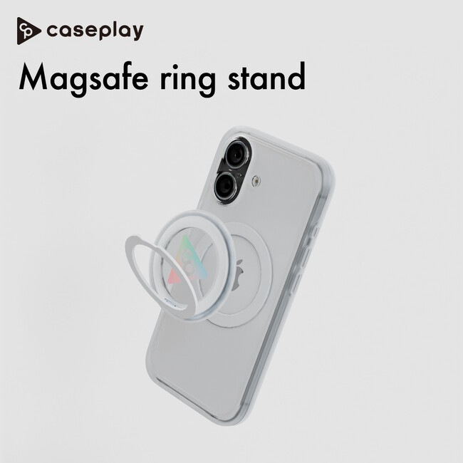 【スマホアクセサリー業界】対応機種数/コラボ数/デザイン数でNo1を誇るcaseplayから、 Magsafe 対応「プレミアムリングスタンド」が登場。 現時点で展開するデザインは 200種類以上！