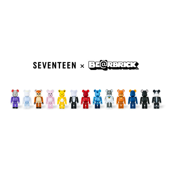 SEVENTEENのデビュー10周年を記念した、メンバープロデュースのBE@RBRICKが初登場！