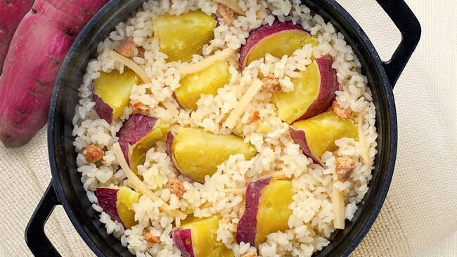 さつまいもブームはまだまだ続く！この秋に絶対食べたいごはん　『さつまいもで作る おさつごはんの素』新発売